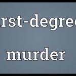 1stdegree murder