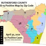 Rutherford County case Map