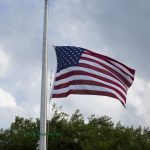 half mast flag