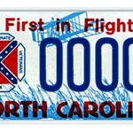 confederate license plate