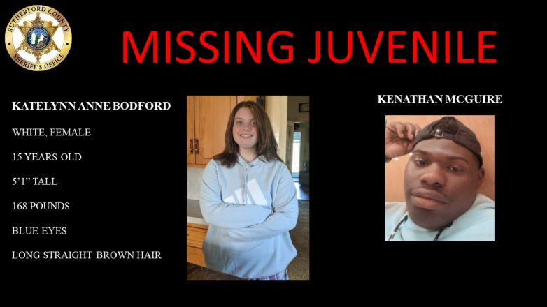 Missing juvenile: Katelynn Anne Bodford.