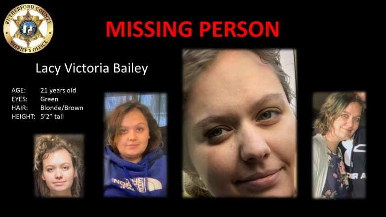 UPDATE: LACY VICTORIA BAILEY Located
