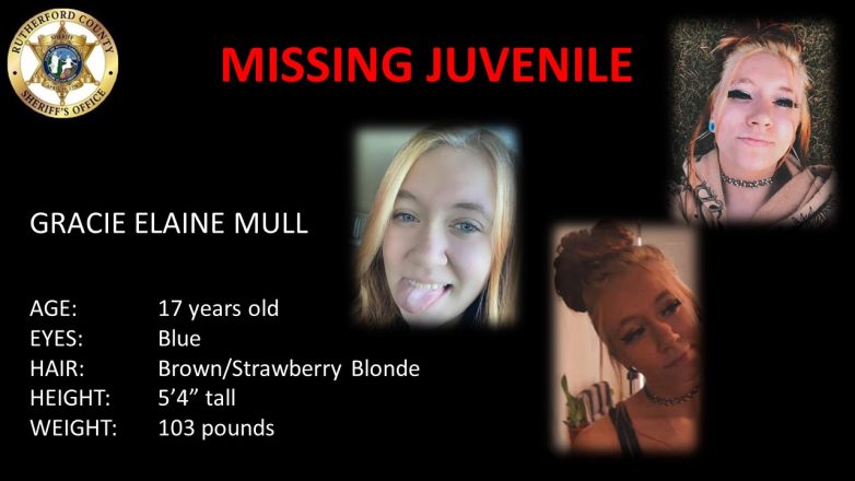 Missing Juvenile: GRACIE ELAINE MULL